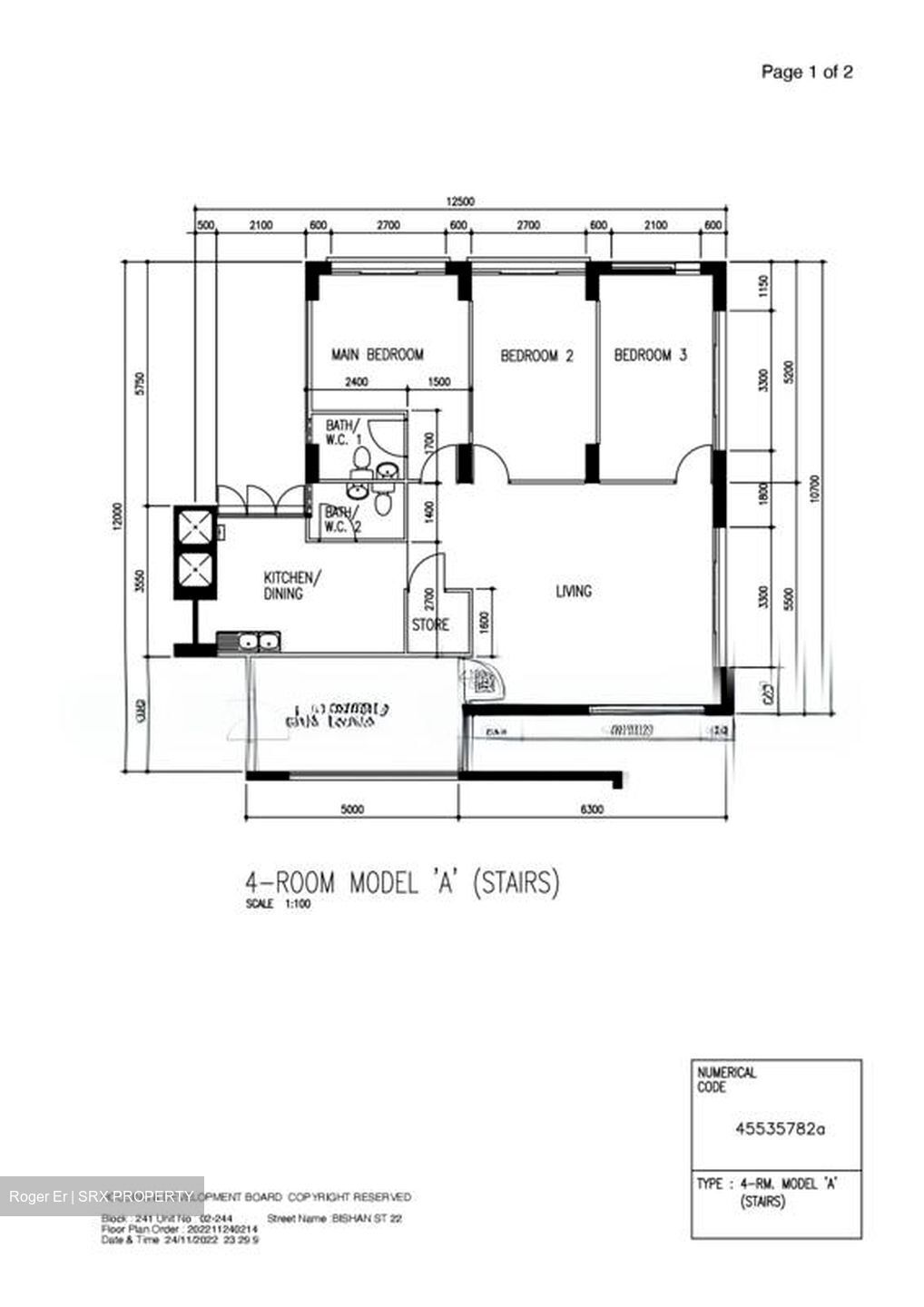 Blk 241 Bishan Street 22 (Bishan), HDB 4 Rooms #500894141